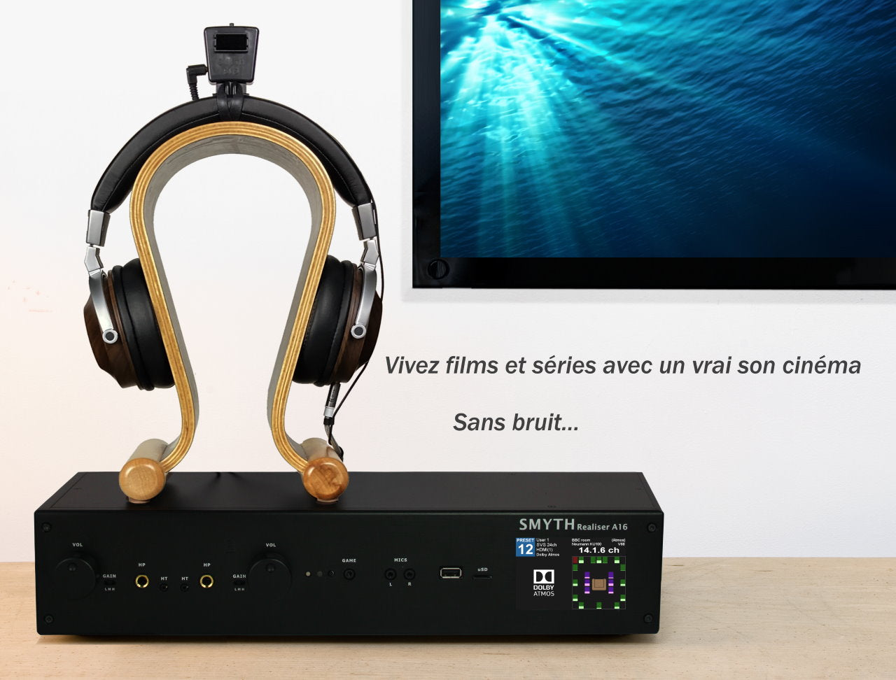 Le Smyth Realiser A16 avec le casque AV-1