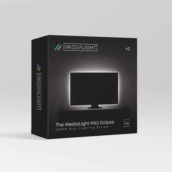 The MediaLight Mk2 v2 - Éclairage arrière de confort visuel pour TV