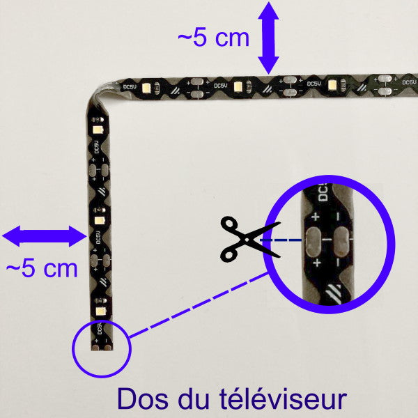 The MediaLight Mk2 v2 - Éclairage arrière de confort visuel pour TV