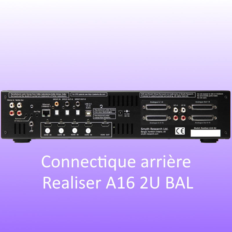 SMYTH Realiser A16 2U BAL (symétrique)