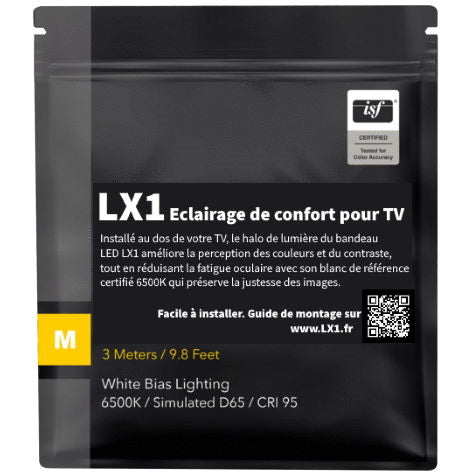 LX1 - Éclairage de confort pour TV